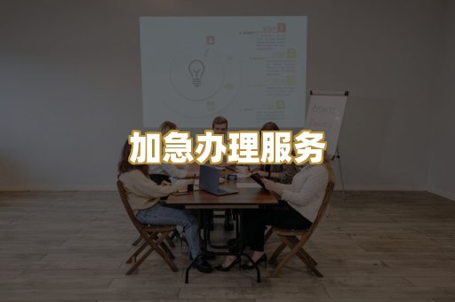 加急办理服务